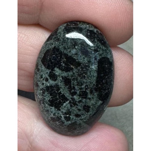 Oval 29x19mm Tourmaline in Zoisite Cabochon 24