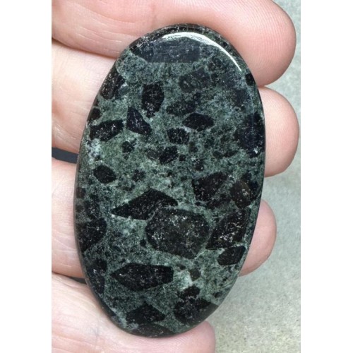 Oval 54x31mm Tourmaline in Zoisite Cabochon 25
