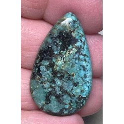 Teardrop 37x22mm African Turquoise Cabochon 21