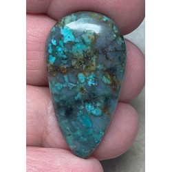 Teardrop 35x19mm African Turquoise Cabochon 28