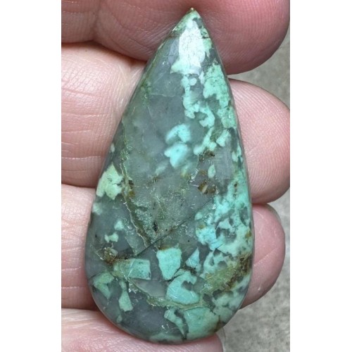 Teardrop 40x21mm African Turquoise Cabochon 31