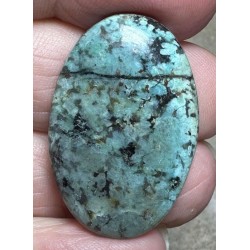 Oval 32x21mm African Turquoise Cabochon 37