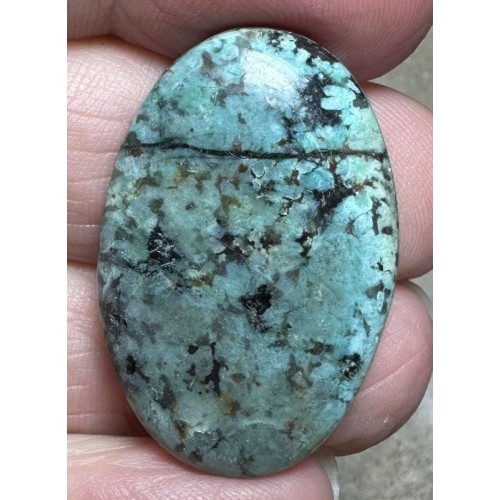 Oval 32x21mm African Turquoise Cabochon 37