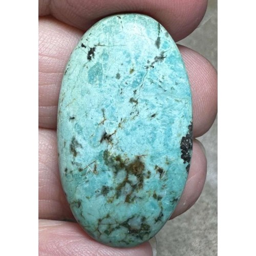 Oval 37x21mm African Turquoise Cabochon 38