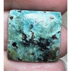 Square 21x21mm African Turquoise Cabochon 41