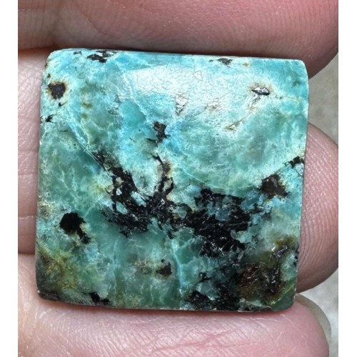 Square 21x21mm African Turquoise Cabochon 41