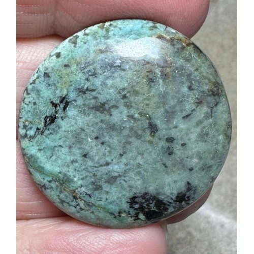 Round 32x32mm African Turquoise Cabochon 44