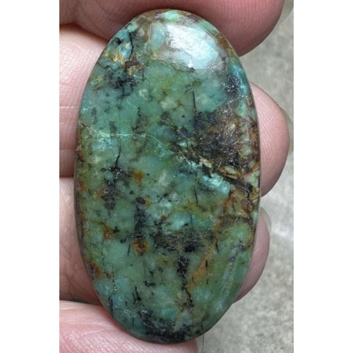 Oval 38x21mm African Turquoise Cabochon 46