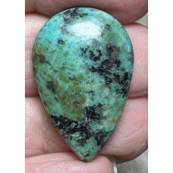 Teardrop 29x19mm African Turquoise Cabochon 48