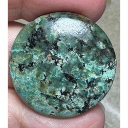 Round 30x30mm African Turquoise Cabochon 54