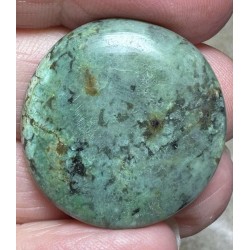 Round 28x28mm African Turquoise Cabochon 55