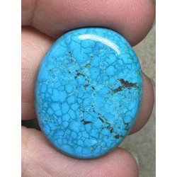 Oval 27x21mm Hubei Turquoise Cabochon 88