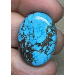 Oval 29x21mm Hubei Turquoise Cabochon 90