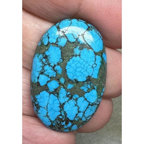 Oval 34x23mm Hubei Turquoise Cabochon 92
