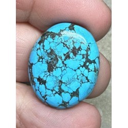 Oval 25x20mm Hubei Turquoise Cabochon 96