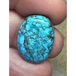 Oval 23x17mm Hubei Turquoise Cabochon 50