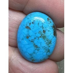 Oval 24x18mm Hubei Turquoise Cabochon 51