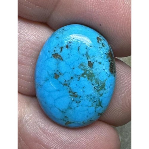 Oval 24x18mm Hubei Turquoise Cabochon 51