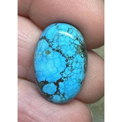 Oval 22x15mm Hubei Turquoise Cabochon 55