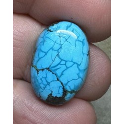 Oval 22x15mm Hubei Turquoise Cabochon 57