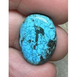 Oval 22x16mm Hubei Turquoise Cabochon 58