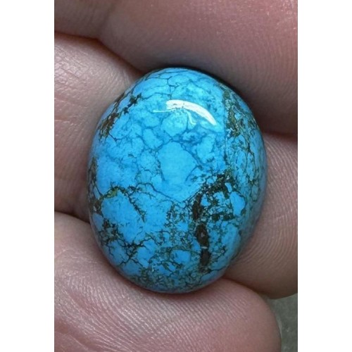 Oval 20x15mm Hubei Turquoise Cabochon 74