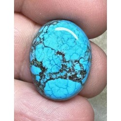 Oval 21x16mm Hubei Turquoise Cabochon 79