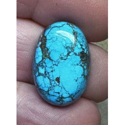 Oval 22x15mm Hubei Turquoise Cabochon 81