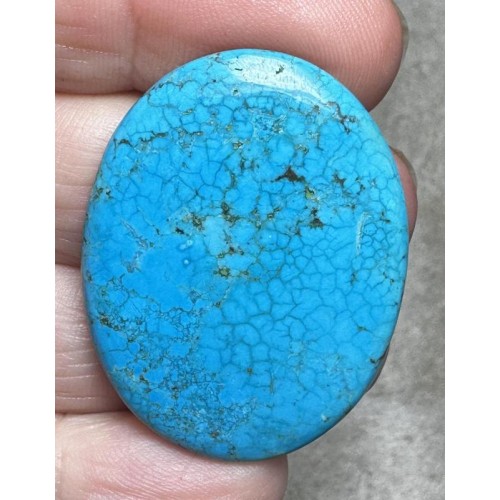 Oval 37x29mm Hubei Turquoise Cabochon 130