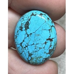 Oval 22x17mm Hubei Turquoise Cabochon 137