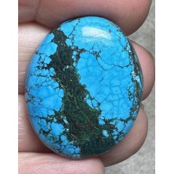 Oval 30x24mm Hubei Turquoise Cabochon 150