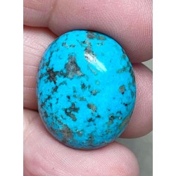 Oval 24x20mm P Turquoise Cabochon 24