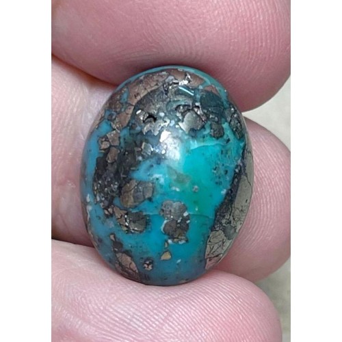 Oval 20x16mm P Turquoise Cabochon 34