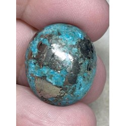 Oval 22x19mm P Turquoise Cabochon 35
