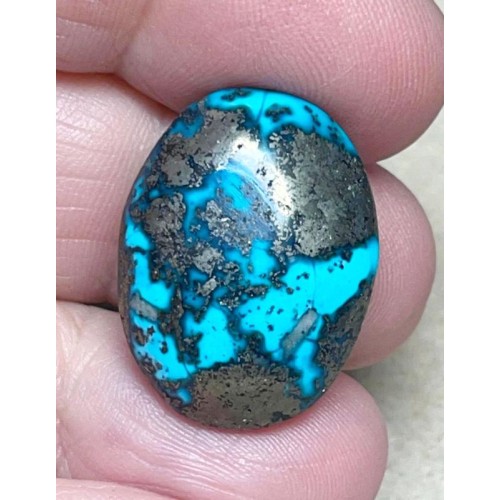 Oval 24x18mm P Turquoise Cabochon 45