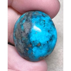 Oval 25x22mm P Turquoise Cabochon 48