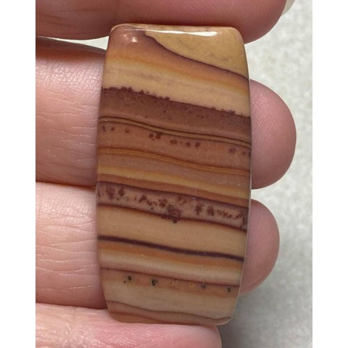 Rectangle 43x22mm Rolling Hills Wave Dolomite Cabochon 08