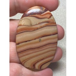 Oval 65x42mm Rolling Hills Wave Dolomite Cabochon 15