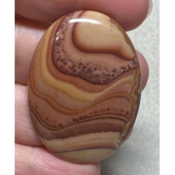Oval 47x34mm Rolling Hills Wave Dolomite Cabochon 22