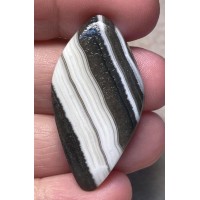 Freeform 42x22mm Zebra Calcite Cabochon 25