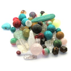 100gms Loose Mixed Gemstone Bead Pack