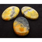 Single Oval 35mm to 40mm Long Bumble Bee Jasper Cabochon